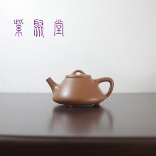 子冶石瓢紫砂壶宜兴原矿段泥降坡泥精工中式复古功夫茶具泡茶壶