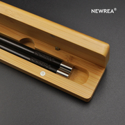 NEWREA新锐 不锈钢头乌木筷子 便携随身筷子 符腾堡系列 买一送一