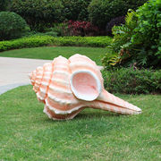 金福喜沙滩海洋装饰仿真大号海螺贝壳摆件户外动物玻璃钢雕塑园林