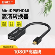 minidp转hdmi线4k60hz苹果电脑转接头笔记本，雷电口转换器接口信号