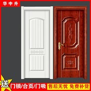 生态门室内门套装门家用房间卧室门工程免漆门实木复合烤漆钢木门