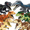 侏罗纪恐龙世界积木拼装儿童玩具男孩男童霸王龙暴龙益智拼插模型