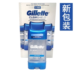 加拿大Gillette吉列止汗膏男士香体膏止汗露快干啫喱108g一支