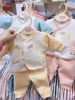 逗逗猴新生儿保暖套装三层，加厚刚出生宝宝，内衣和尚服打底初生婴儿