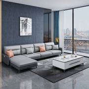 简约现代布艺沙发客厅组合出租房转角沙发小户型可拆洗经济型家具