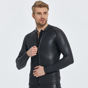 2mm潜水上衣男士两件式保暖CRH光皮潜水衣户外游泳防晒服