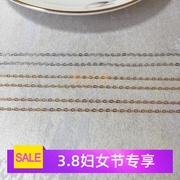 银链子女无吊坠925银项链女时尚精致O字链925银裸链配饰品