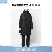 msgm女士连帽超大款羽绒外套，farfetch发发奇