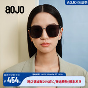 aojo墨镜时尚方框男女款，aj105sh260偏光防紫外线太阳镜