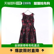日本直邮Genet Vivien 碎花连衣裙（黑红）两件套套装礼服