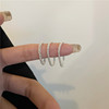 波光粼粼戒指女时尚个性素圈戒指轻奢小众精致指环高级感装饰戒指