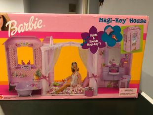 Barbie Magi-Key House 2000 古董芭比娃娃 粉红甜甜屋 卧室家具