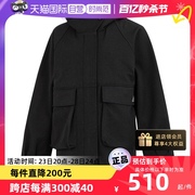 自营adidas阿迪达斯夹克女宽松防风运动服连帽风衣外套hm4990