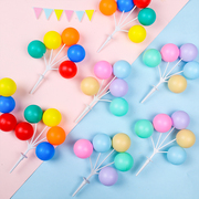 网红ins彩色塑料大气球，烘焙蛋糕装饰插件，生日婚礼派对甜品台装扮