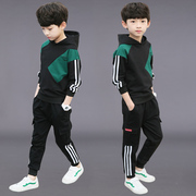 男童秋装洋气套装，2024中大童运动卫衣儿童装两件套韩版春秋季