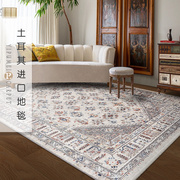 易普美家土耳其进口美式轻奢法式田园地毯客厅卧室，欧式家用茶几毯