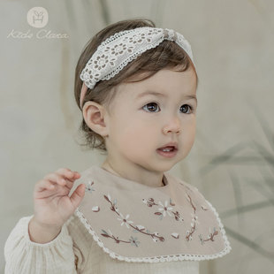 kidsclara韩国婴儿发带女宝宝，头花可爱超萌公主，风蕾丝婴幼儿发饰