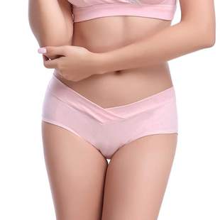 早期初期纯棉孕妇内裤怀孕期2-6个月低腰4-7女中期晚期全棉裤头
