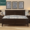 美式乡村纯实木双人床o1.8米1.5米实木床高品质卧室家具组合