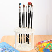 多功能塑料笔架可拆卸儿童绘画笔刷，收纳架插笔器画笔收纳工具