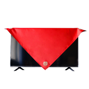 电视机防尘罩红色结婚刺绣液晶电视机套防尘罩挂式电视机盖布