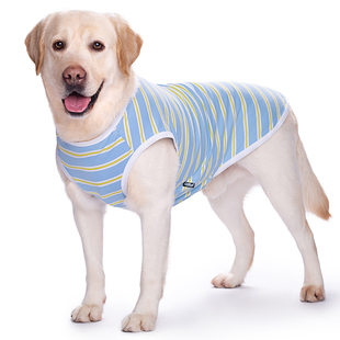 大狗背心夏装薄款金毛拉布拉多阿拉斯加中型大型犬宠物狗防晒衣服