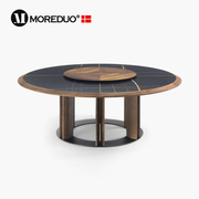 MOREDUO/意式天然大理石餐桌长方形实木餐桌极简家用 Thayl Table