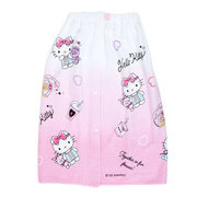 日本SanrioHello Kitty兒童遊泳毛巾披風浴裙浴袍浴衣(Drink)