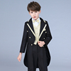 儿童礼服燕尾服套装花童礼服男童钢琴演出服主持婚礼西装魔术服。