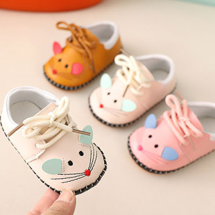 春秋包头宝宝鞋子软底婴幼儿鞋学步鞋女宝0-3-6个月婴儿单鞋一岁8