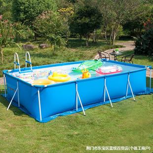 儿童成人支架游泳池家用家庭免充气户外折叠加厚水池鱼池