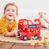 英国elc伦敦巴士儿童双层观光公交车益智玩具车红色声光汽车1-6岁
