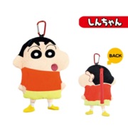 日本带回蜡笔小新人物造型可爱卡通耳机口红收纳包