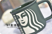 星巴克杯子 2023周年庆限量墨绿色女神杯陶瓷马克杯 经典logo