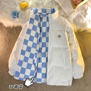 轻薄短款羽绒服男潮牌，冬天加厚外套，oversize大码冬装2022ins