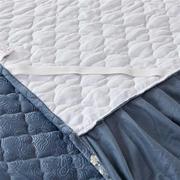 冬季加厚水晶绒床裙三件套床套床罩四件套夹棉防滑床单，床垫保护罩