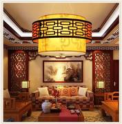中式吊灯中国风仿古典羊皮灯火锅店包间茶楼，客厅餐厅过道走廊灯具