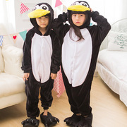 万圣节儿童服装企鹅宝宝，衣服连体睡衣幼儿园动物，表演服元旦话剧冬