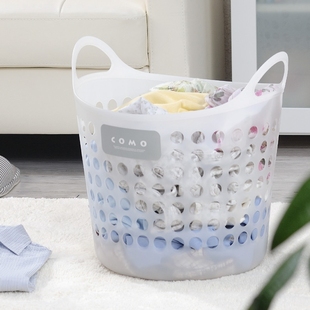 日本进口脏衣篮杂物篮衣物收纳篮玩具收纳筐，卫生间卫浴收纳洗衣篮