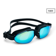 hosa浩沙泳镜男女舒适大框防紫外线电镀近视，游泳眼镜219161112