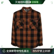 韩国直邮dickies23fw长袖衬衫，男dk0a4xgrbd01bd01brownduck