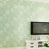 欧式田园无纺布壁纸水洗加厚3D花纹温馨卧室墙纸美式婚房客厅墙纸
