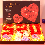 德芙巧克力礼盒装送女友生日礼物，女生闺蜜情人节520创意