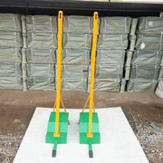 标准比赛移动羽毛球柱室内外球柱羽毛球架便携式空箱羽毛球柱