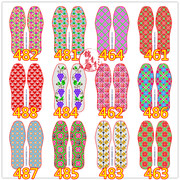纸质小格子鞋垫图纸十字绣图样刺绣图案数格图片葡萄几何植物花卉