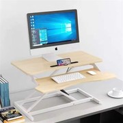 站立式电脑升降i桌，笔记本台式电脑桌，站立办公工作台桌面架子