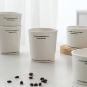 陶瓷咖啡杯随行杯日式马克杯，创意简约仿纸杯复古水杯子茶杯ins风