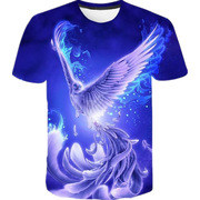 phoenix3ddigitalprintingmen'st-shirt凤凰3d数码，印花男t恤