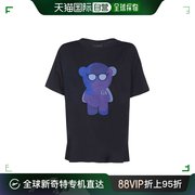 香港直邮EMPORIO ARMANI 女士深蓝色刺绣图案短袖T恤 6K2T6C-2JYU