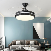 隐形风扇灯吊扇灯现代简约卧室，客厅餐厅风扇吊灯北欧带电风扇灯具